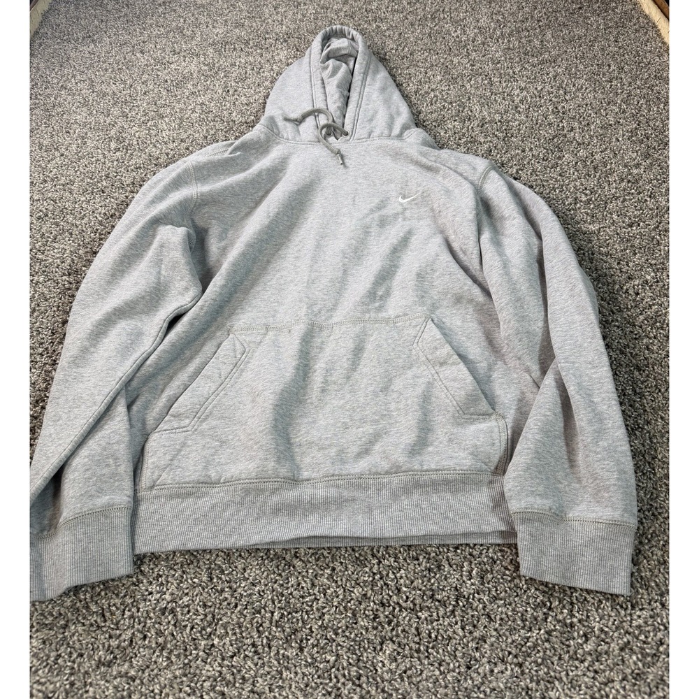 Vintage Y2K Nike Pullover Hoodie Men's Size 2XL Gray